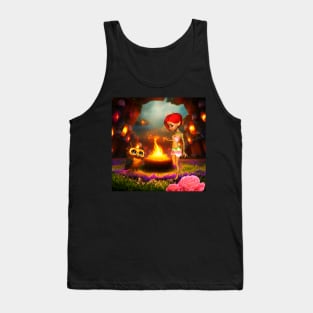 The Amazing Adventures of Fairy and Fire Owl Tank Top